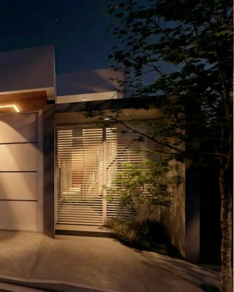 Fachada de casa construída pela TSE